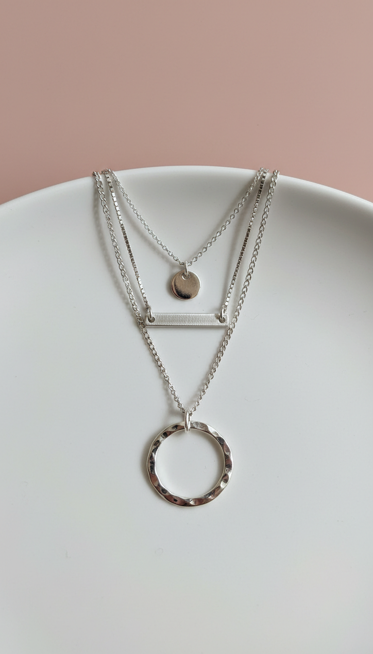 CEIRO gelaagde hanger ketting