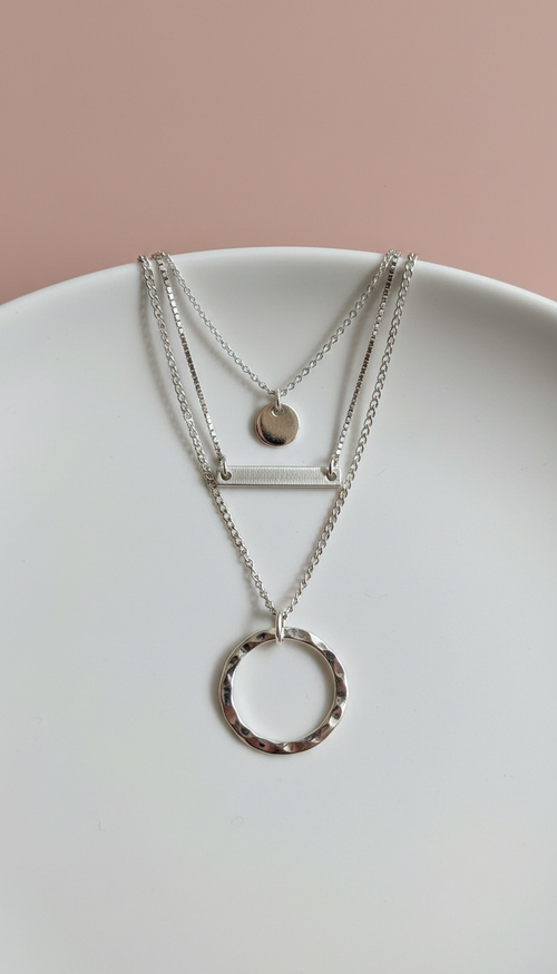 CEIRO gelaagde hanger ketting